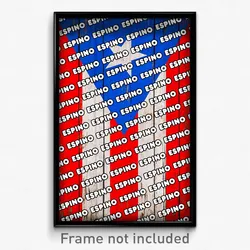 Espino Puerto Rico Poster (PR City Souvenir 11x17 Town Print)