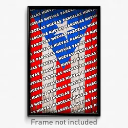 Parcelas Nuevas Puerto Rico Poster (PR City Souvenir 11x17 Town Print)