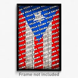 Villa Calma Puerto Rico Poster (PR City Souvenir 11x17 Town Print)