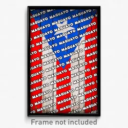 Maguayo Puerto Rico Poster (PR City Souvenir 11x17 Town Print)