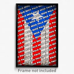 Palo Seco Puerto Rico Poster (PR City Souvenir 11x17 Town Print)