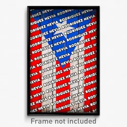Rodriguez Hevia Puerto Rico Poster (PR City Souvenir 11x17 Town Print)