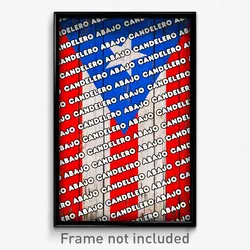 Candelero Abajo Puerto Rico Poster (PR City Souvenir 11x17 Town Print)