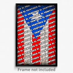 El Veintiseis Puerto Rico Poster (PR City Souvenir 11x17 Town Print)