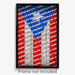 Parcelas Mandry Puerto Rico Poster (PR City Souvenir 11x17 Town Print)