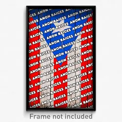 Anon Raices Puerto Rico Poster (PR City Souvenir 11x17 Town Print)