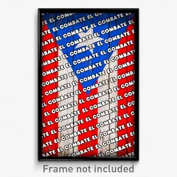 El Combate Puerto Rico Poster (PR City Souvenir 11x17 Town Print)