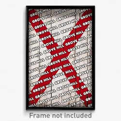 Grove Hill Alabama Poster (AL City Souvenir 11x17 Town Print)
