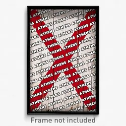 Athens Alabama Poster (AL City Souvenir 11x17 Town Print)