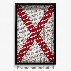 Sardis City Alabama Poster (AL City Souvenir 11x17 Town Print)