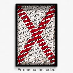 Malvern Alabama Poster (AL City Souvenir 11x17 Town Print)