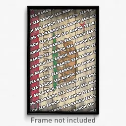 Sea Ranch California Poster (CA City Souvenir 11x17 Town Print)