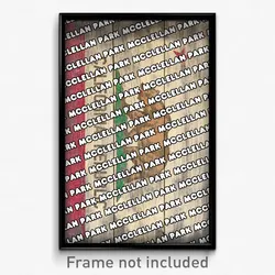McClellan Park California Poster (CA City Souvenir 11x17 Town Print)