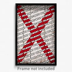 Selmont-West Selmont Alabama Poster (AL City Souvenir 11x17 Town Print)