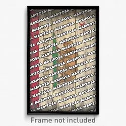Mariposa California Poster (CA City Souvenir 11x17 Town Print)