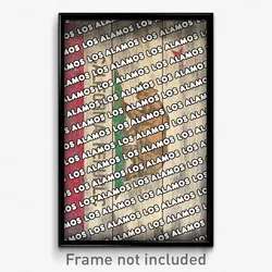 Los Alamos California Poster (CA City Souvenir 11x17 Town Print)