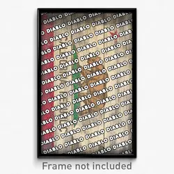 Diablo California Poster (CA City Souvenir 11x17 Town Print)