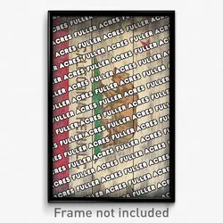Fuller Acres California Poster (CA City Souvenir 11x17 Town Print)