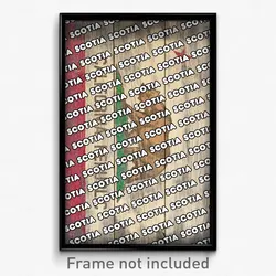 Scotia California Poster (CA City Souvenir 11x17 Town Print)