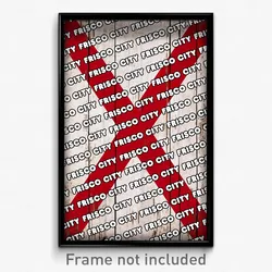 Frisco City Alabama Poster (AL City Souvenir 11x17 Town Print)