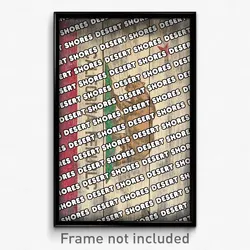 Desert Shores California Poster (CA City Souvenir 11x17 Town Print)
