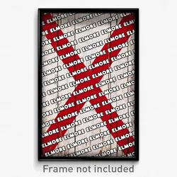 Elmore Alabama Poster (AL City Souvenir 11x17 Town Print)