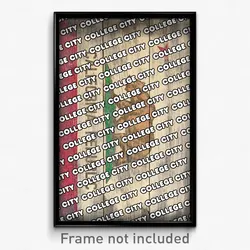 College City California Poster (CA City Souvenir 11x17 Town Print)