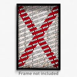 Bear Creek Alabama Poster (AL City Souvenir 11x17 Town Print)