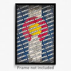 Aurora Colorado Poster (CO City Souvenir 11x17 Town Print)
