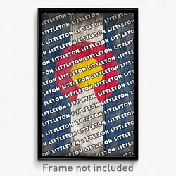 Littleton Colorado Poster (CO City Souvenir 11x17 Town Print)