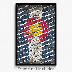 Security-Widefield Colorado Poster (CO City Souvenir 11x17 Town Print)