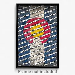 Fountain Colorado Poster (CO City Souvenir 11x17 Town Print)