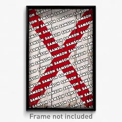 Samson Alabama Poster (AL City Souvenir 11x17 Town Print)