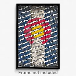 Columbine Colorado Poster (CO City Souvenir 11x17 Town Print)