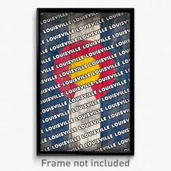 Louisville Colorado Poster (CO City Souvenir 11x17 Town Print)