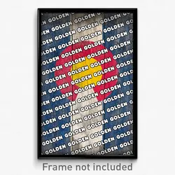 Golden Colorado Poster (CO City Souvenir 11x17 Town Print)