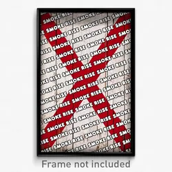 Smoke Rise Alabama Poster (AL City Souvenir 11x17 Town Print)