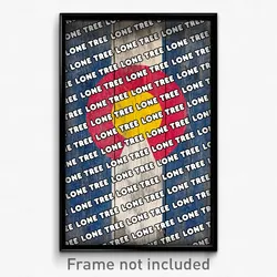 Lone Tree Colorado Poster (CO City Souvenir 11x17 Town Print)