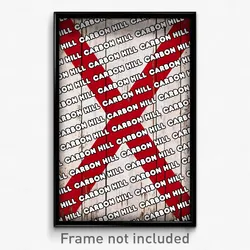 Carbon Hill Alabama Poster (AL City Souvenir 11x17 Town Print)