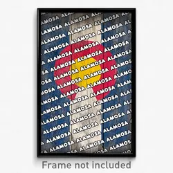 Alamosa Colorado Poster (CO City Souvenir 11x17 Town Print)