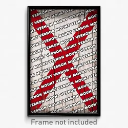 Mount Vernon Alabama Poster (AL City Souvenir 11x17 Town Print)