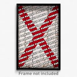 Parrish Alabama Poster (AL City Souvenir 11x17 Town Print)
