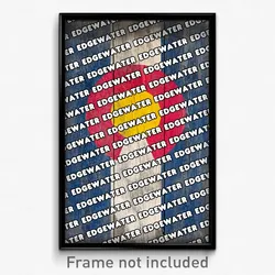 Edgewater Colorado Poster (CO City Souvenir 11x17 Town Print)
