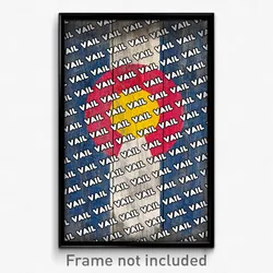 Vail Colorado Poster (CO City Souvenir 11x17 Town Print)