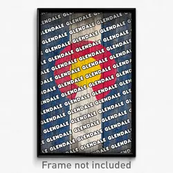 Glendale Colorado Poster (CO City Souvenir 11x17 Town Print)