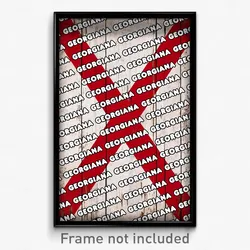 Georgiana Alabama Poster (AL City Souvenir 11x17 Town Print)