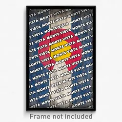Monte Vista Colorado Poster (CO City Souvenir 11x17 Town Print)