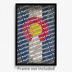 Platteville Colorado Poster (CO City Souvenir 11x17 Town Print)