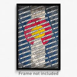 Inverness Colorado Poster (CO City Souvenir 11x17 Town Print)