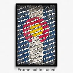 Akron Colorado Poster (CO City Souvenir 11x17 Town Print)